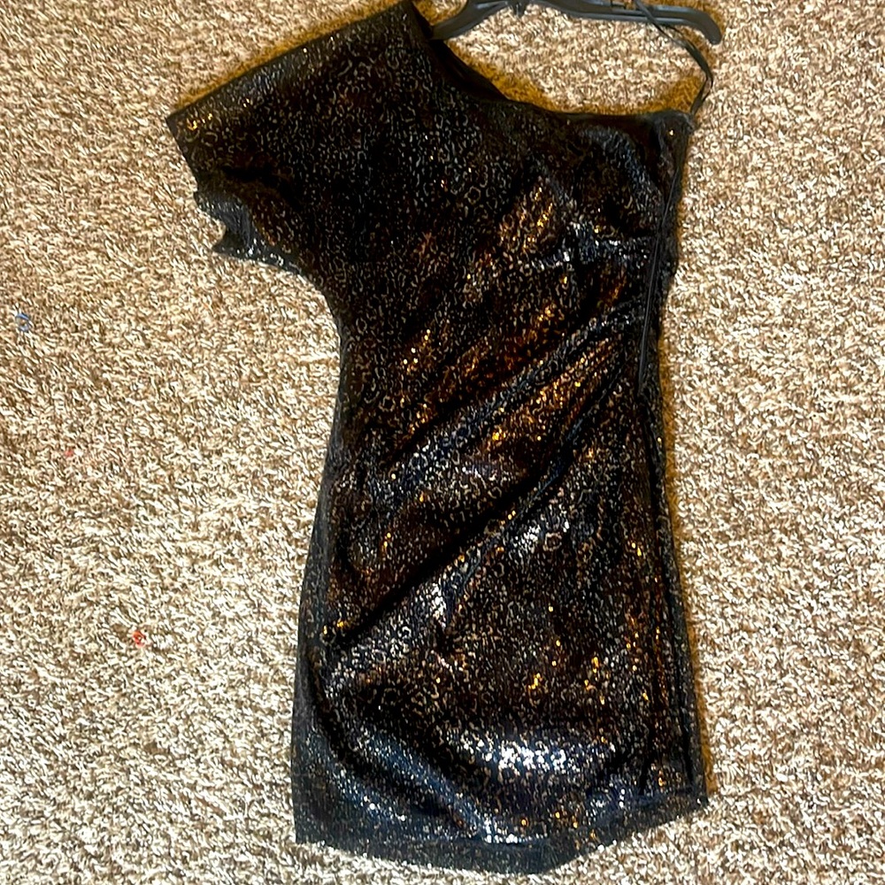 Cheetah black and gold Mini